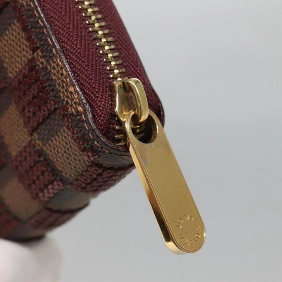 LOUIS VUITTON Damie Payette Zippy Wallet Long Wallet Red - Picture 7 of 16